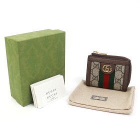 Gucci Zip Supreme Ophidia GG Web Canvas GG Wallet Marmont - Picture 7 of 7